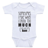 Aunt Baby Shirts "Just Like My Aunt" Funny Aunt Baby Clothes