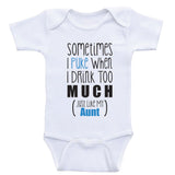 Aunt Baby Shirts "Just Like My Aunt" Funny Aunt Baby Clothes